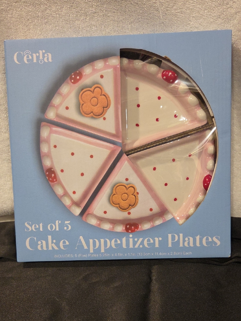 CERRA CAKE APPETIZER PLATES